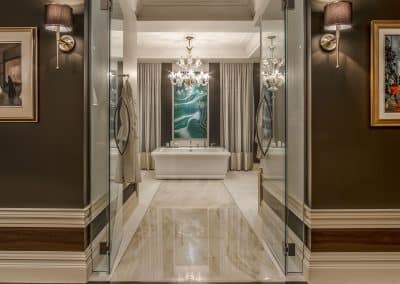 Résidence de prestige Le Grand Classique / Design intérieur de la salle de bain