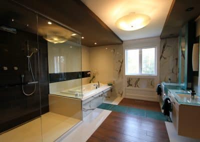Rénovation d’une résidence à Québec / Rénovation de la salle de bain / Plans et devis de la vanité de la salle de bain